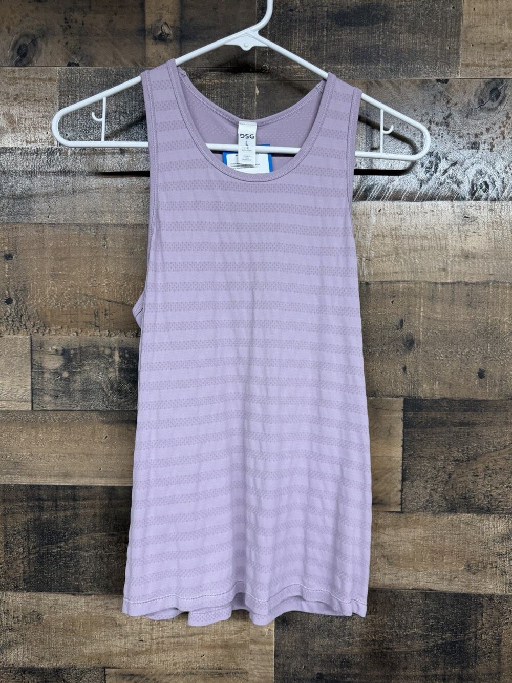 DSG Girls Size Large Movement Seamless Mesh Tank Top Lavender NWT SKU 0124